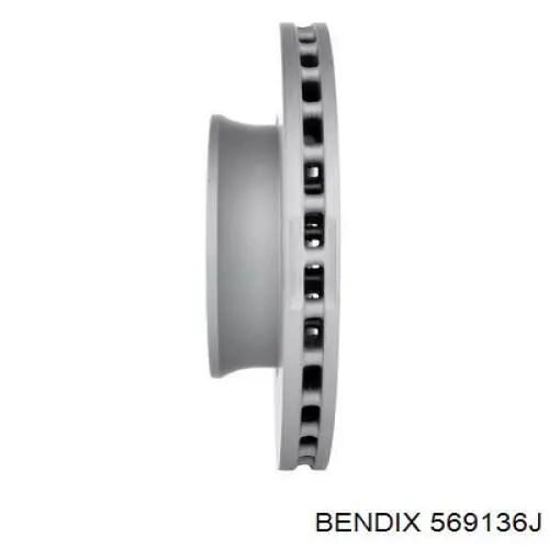 Гальмівні диски передні 569136J Jurid/Bendix