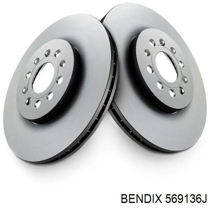 Диск переднього гальма Jurid/Bendix 569136J ціна, від 50.24 USD