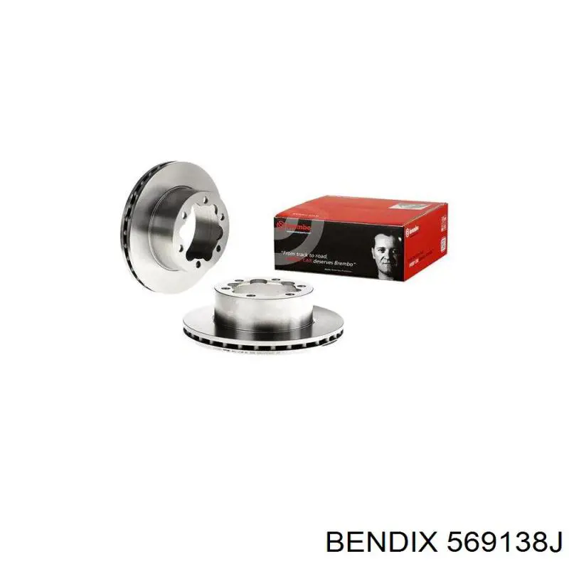 Задні дискові гальма Jurid/Bendix 569138J ціна, від 62.07 USD