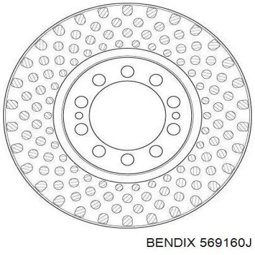 Диск гальмівний передній TRW DF5025S