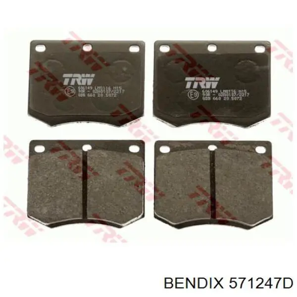 Тормозні колодки TRW GDB691