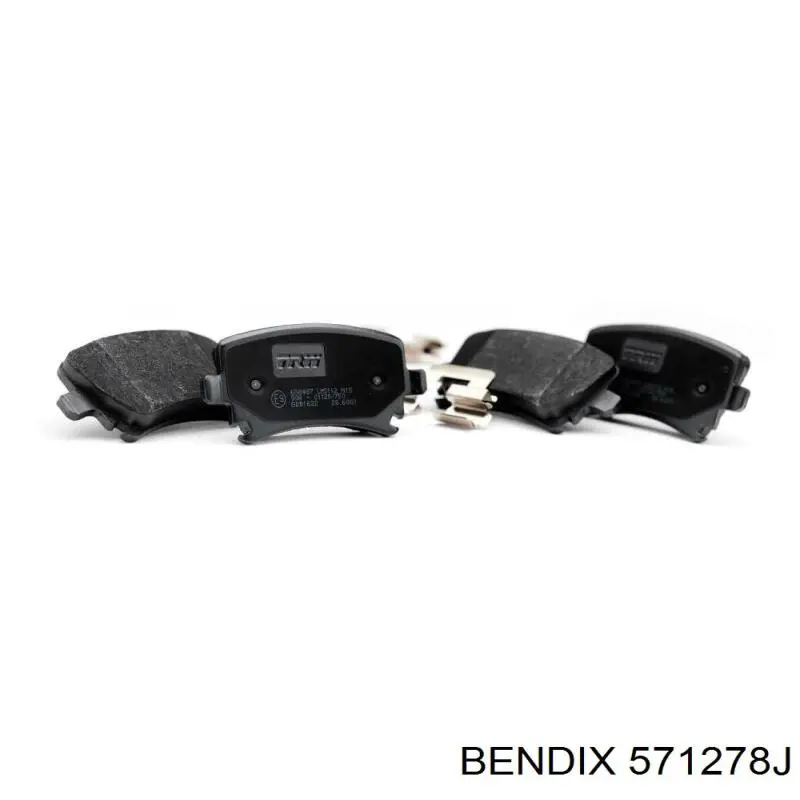 Купити 571278J Jurid/Bendix Колодки гальмівні передні, дискові