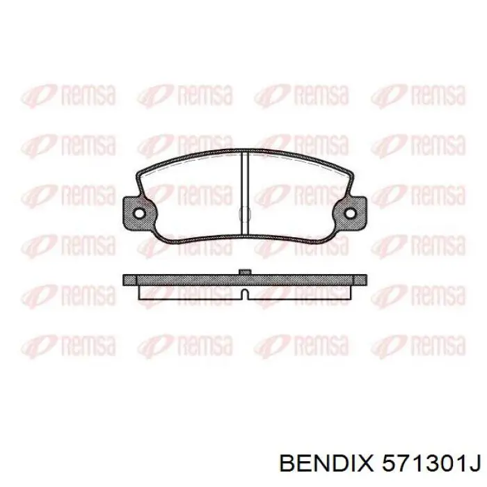 Задні гальмівні колодки 792383 Fiat/Alfa/Lancia