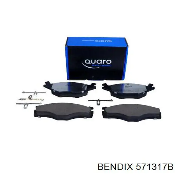 Тормозні колодки Jurid/Bendix 571317B