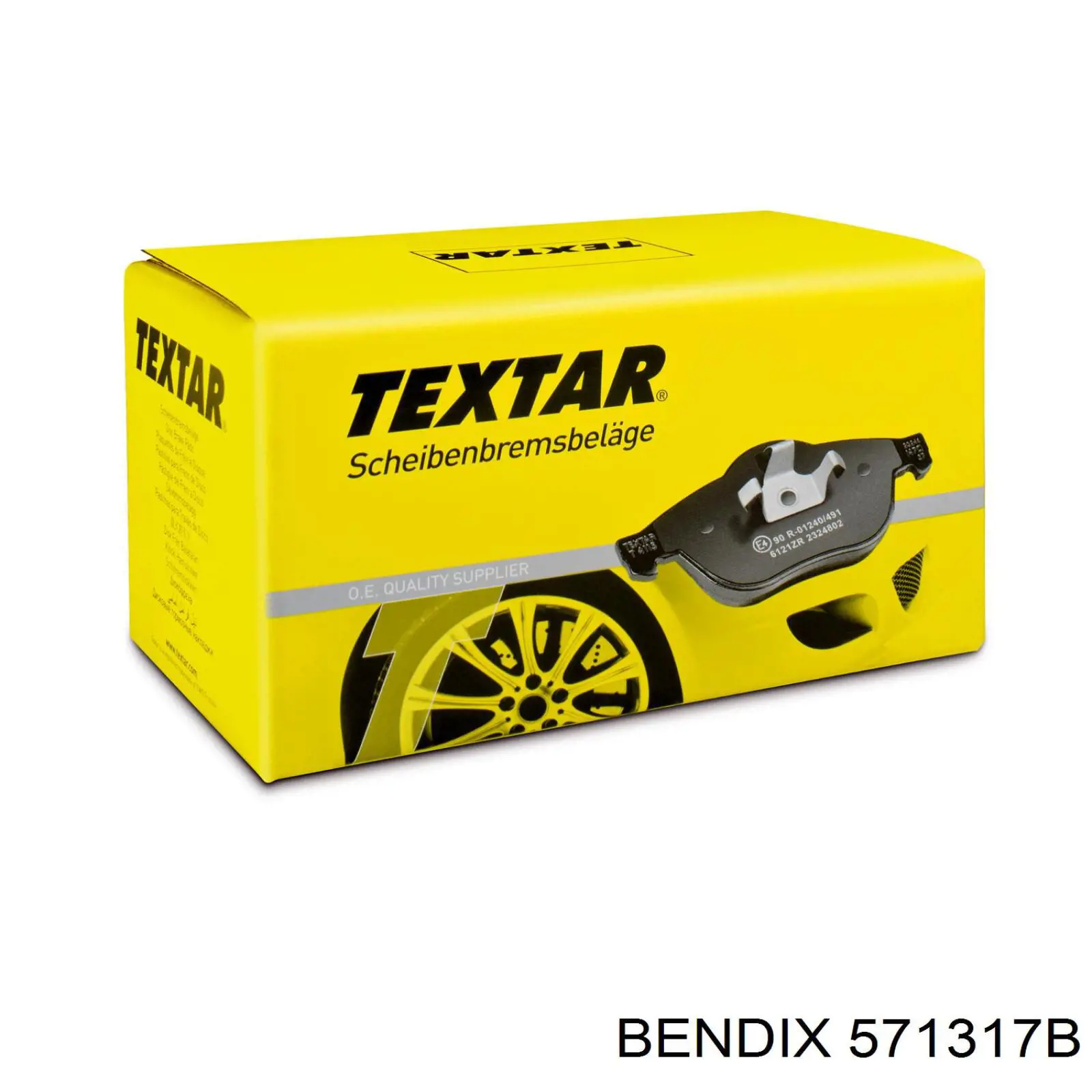 Передні тормозні колодки 571317B Jurid/Bendix