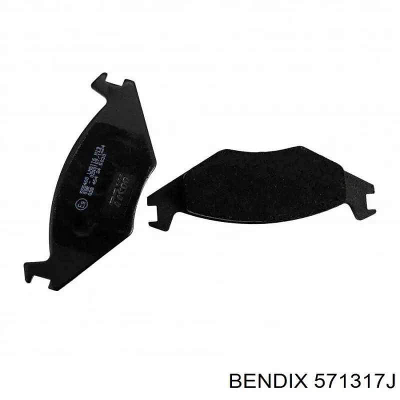 Передні тормозні колодки 571317J Jurid/Bendix