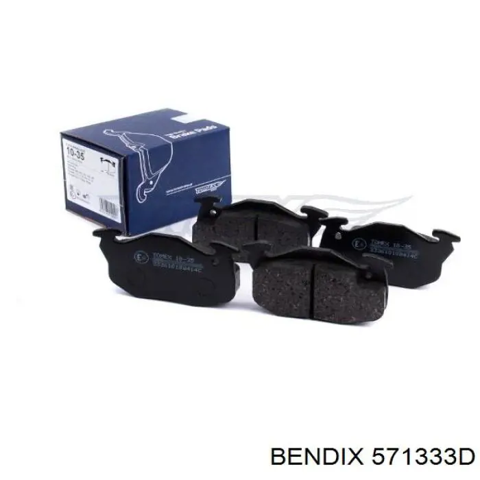 Гальмівні колодки Jurid/Bendix 571333D ціна, від 11.73 USD