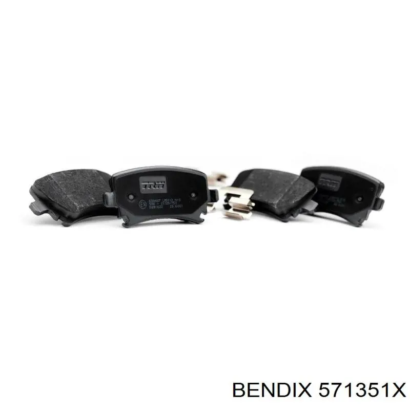 Гальмівні колодки Jurid/Bendix 571351X ціна, від 15.78 USD