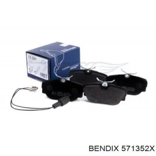 Гальмівні колодки Jurid/Bendix 571352X ціна, від 18.48 USD