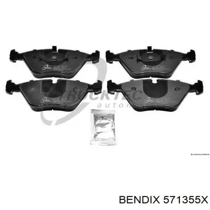 Купити 571355X Jurid/Bendix Колодки гальмівні передні, дискові