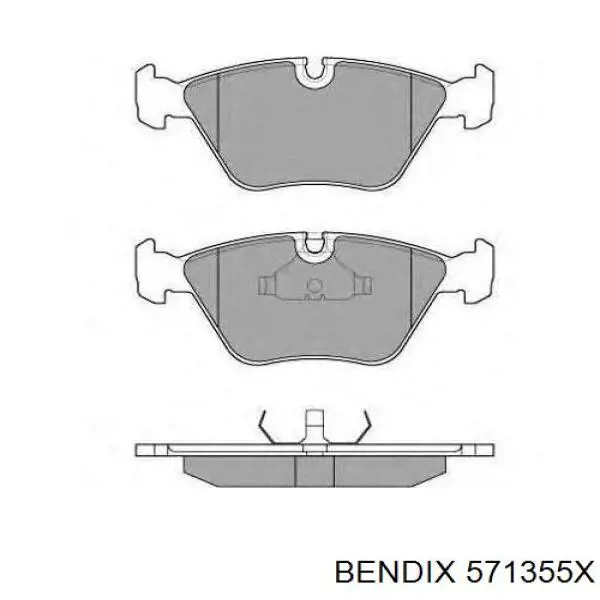 Тормозні колодки Jurid/Bendix 571355X