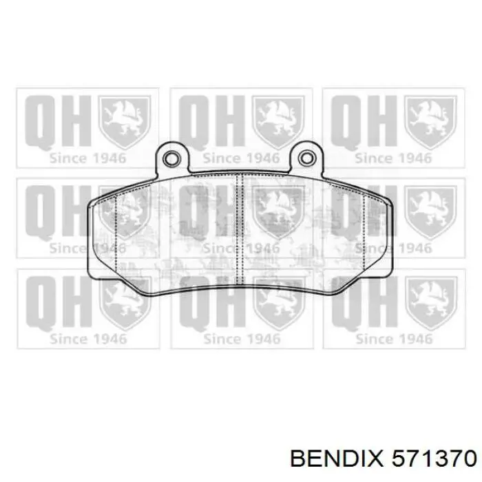 Тормозні колодки Jurid/Bendix 571370
