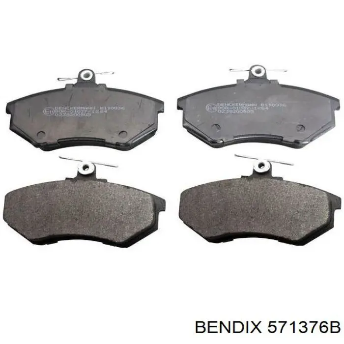 571376B Jurid/Bendix Передні гальмівні колодки