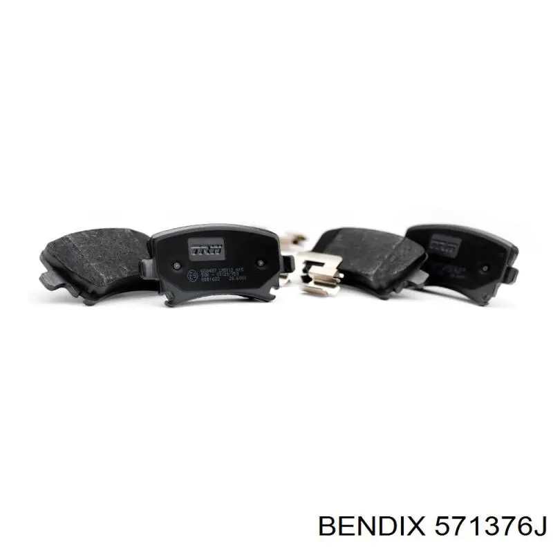 Гальмівні колодки Jurid/Bendix 571376J ціна, від 16.32 USD