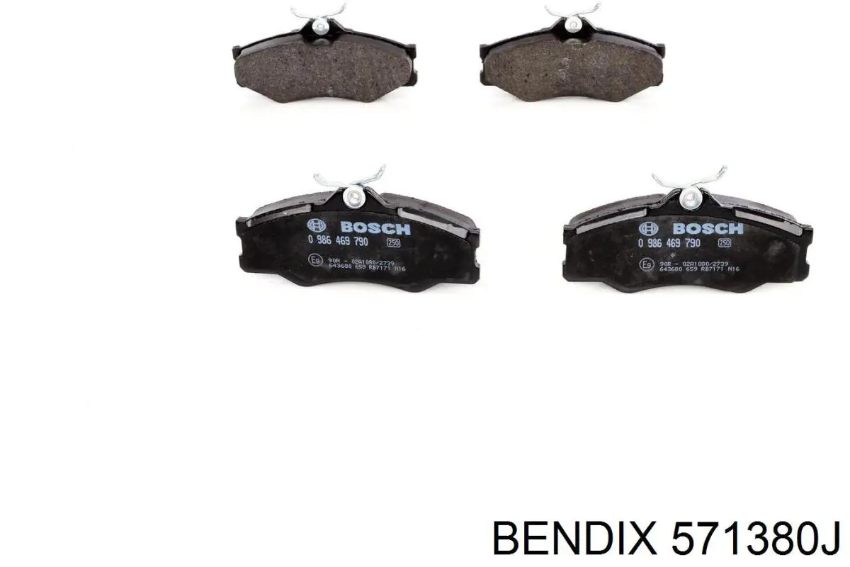Купити 571380J Jurid/Bendix Колодки гальмівні передні, дискові