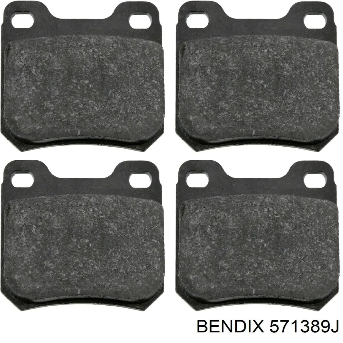 Задні гальмівні колодки 571389J Jurid/Bendix