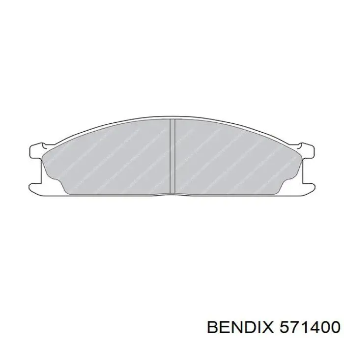 Гальмівні колодки Jurid/Bendix 571400 ціна, від 15.56 USD