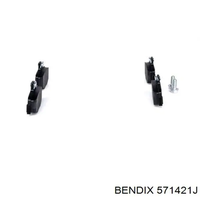 Купити 571421J Jurid/Bendix Задні колодки