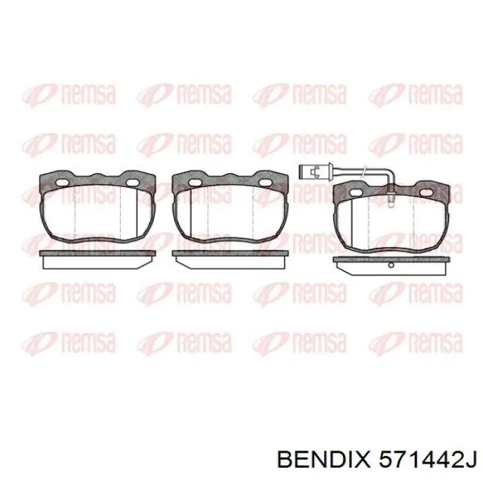 Купити 067011BSX Stellox Колодки гальмівні передні, дискові