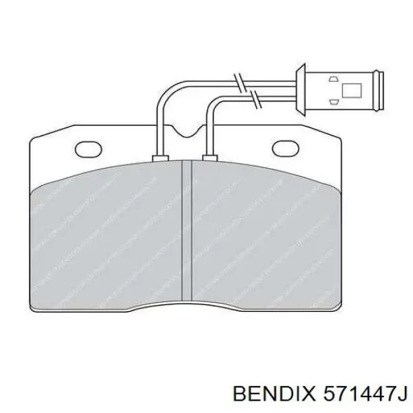 Передні тормозні колодки 658881 Peugeot/Citroen