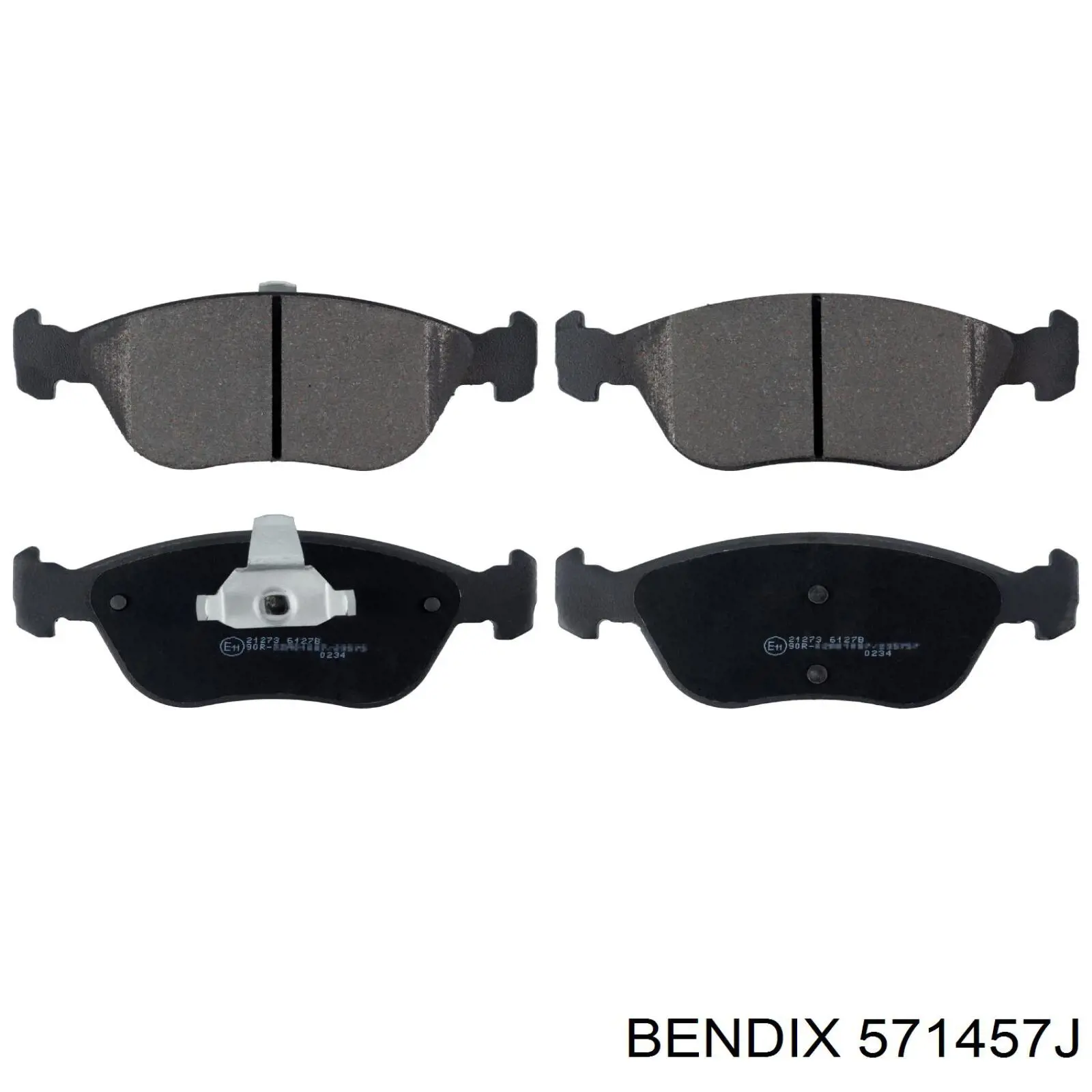 Передні тормозні колодки 571457J Jurid/Bendix