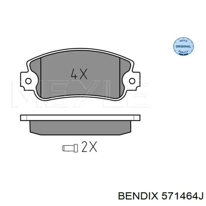 Колодки гальмівні передні, дискові SE14116081A VAG