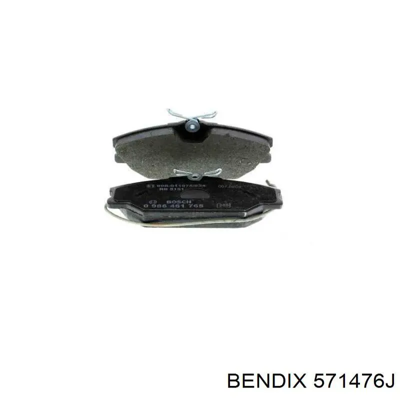 571476J Jurid/Bendix Передні гальмівні колодки