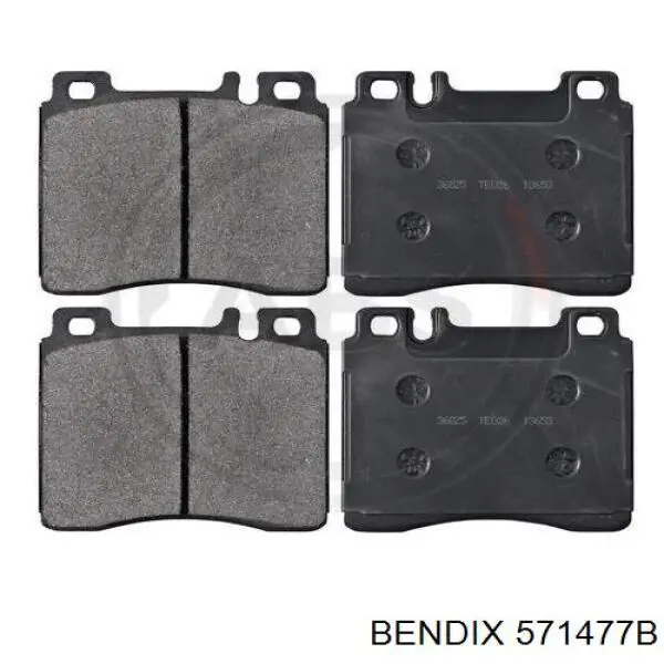 571477B Jurid/Bendix Передні гальмівні колодки