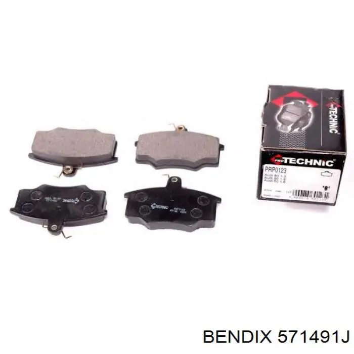 Купити 571491J Jurid/Bendix Колодки гальмівні передні, дискові