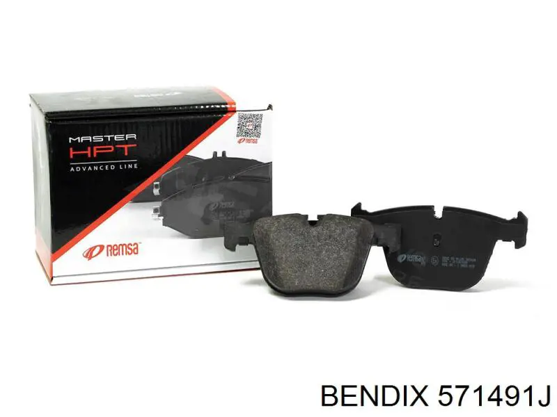 Передні тормозні колодки 571491J Jurid/Bendix