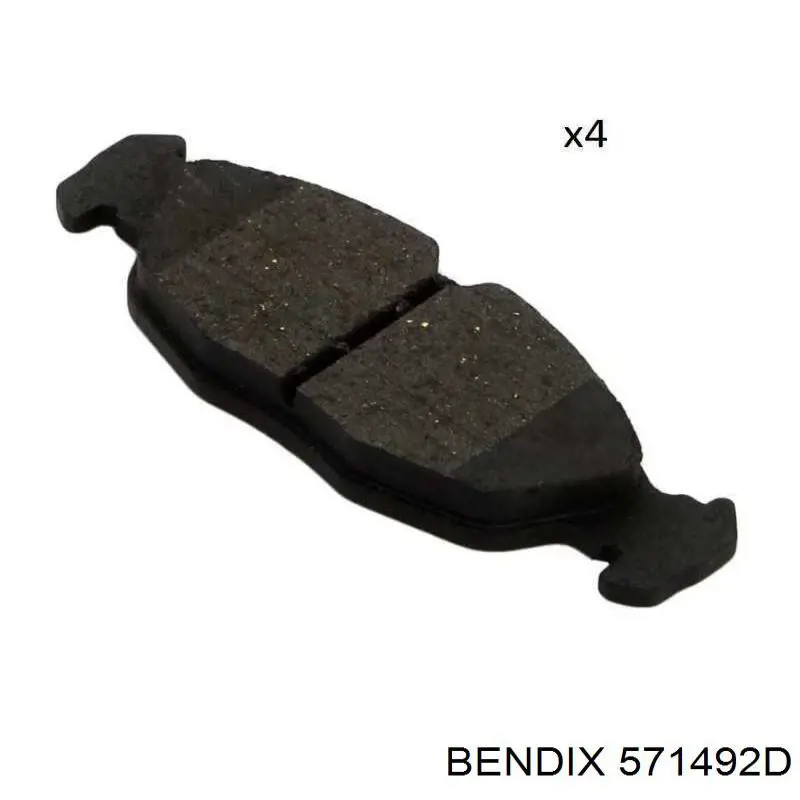 Гальмівні колодки Jurid/Bendix 571492D ціна, від 13.08 USD