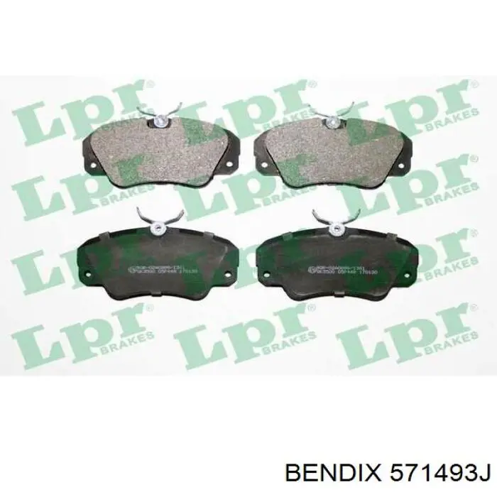Купити 571493J Jurid/Bendix Колодки гальмівні передні, дискові