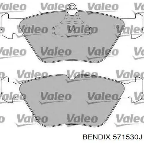 Гальмівні колодки Jurid/Bendix 571530J ціна, від 16.65 USD