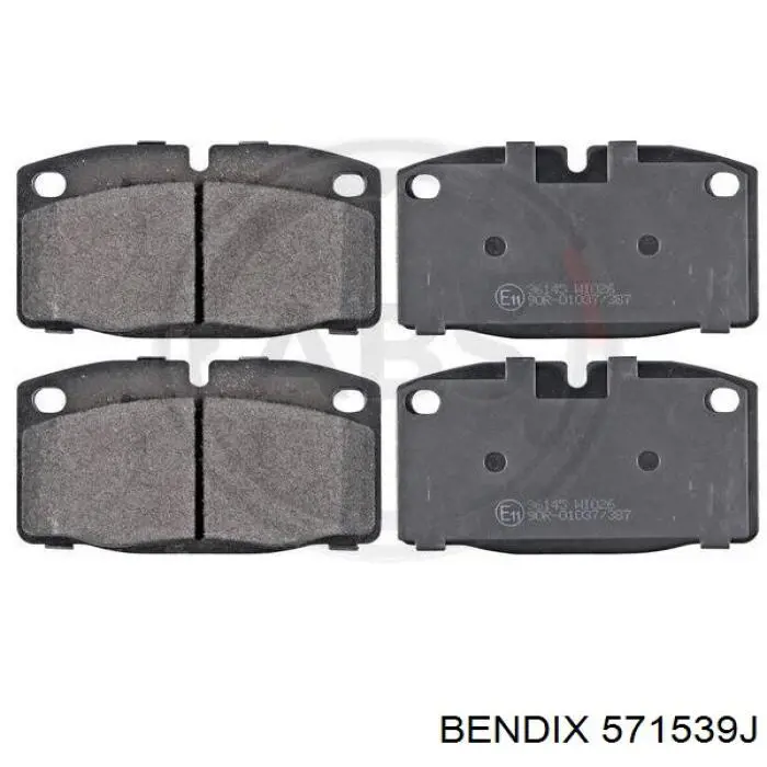 Гальмівні колодки Jurid/Bendix 571539J ціна, від 10.69 USD