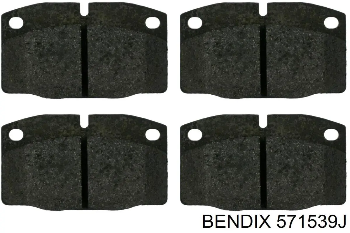 Передні тормозні колодки 571539J Jurid/Bendix