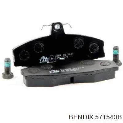571540B Jurid/Bendix Передні гальмівні колодки