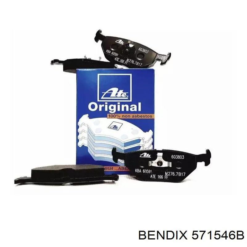Купити 571546B Jurid/Bendix Задні колодки