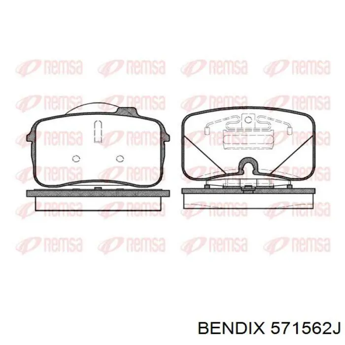 Гальмівні колодки VAG 441615116E ціна, від 27.12 USD