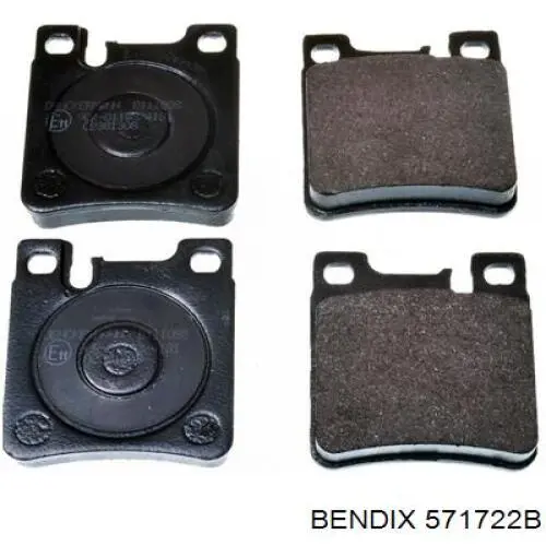 Купити 571722B Jurid/Bendix Задні колодки