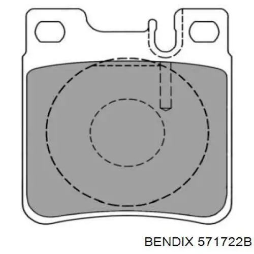 Задні гальмівні колодки Jurid/Bendix 571722B ціна, від 18.04 USD