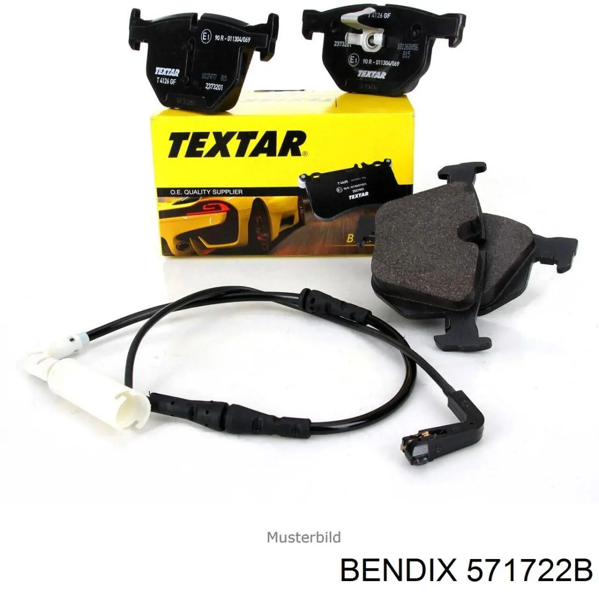 Задні гальмівні колодки 571722B Jurid/Bendix