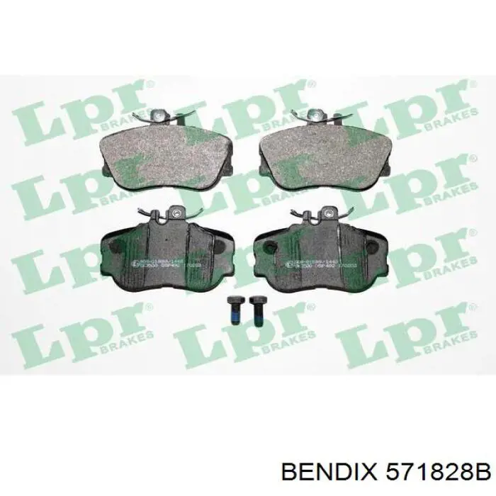 Гальмівні колодки Jurid/Bendix 571828B ціна, від 19.05 USD