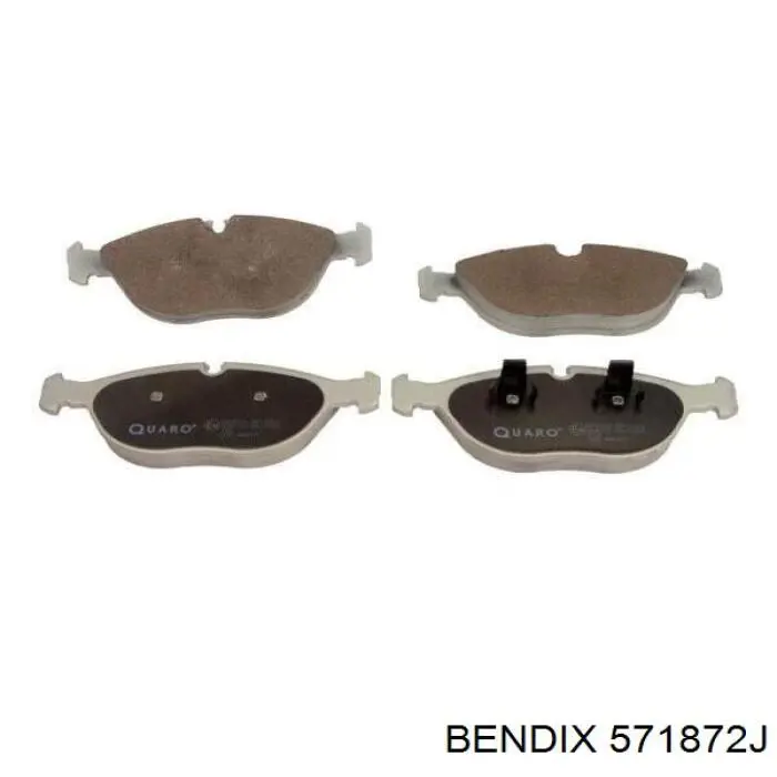 571872J Jurid/Bendix Передні гальмівні колодки
