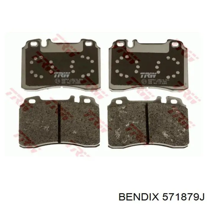 Купити 571879J Jurid/Bendix Колодки гальмівні передні, дискові