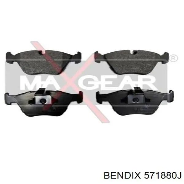 571880J Jurid/Bendix Передні гальмівні колодки