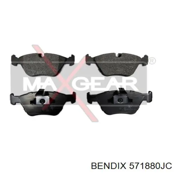 Передні тормозні колодки 571880JC Jurid/Bendix