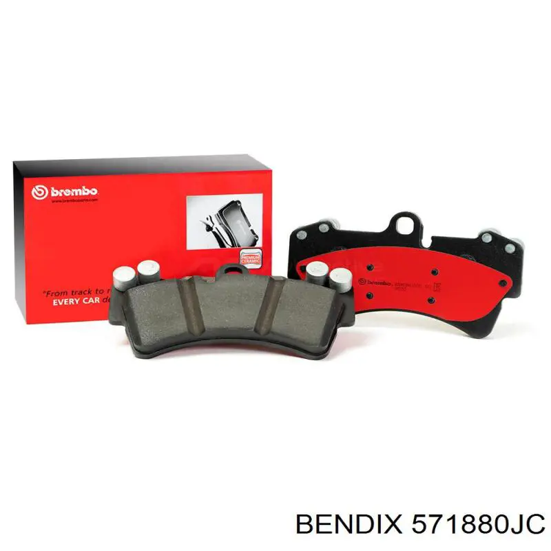 Гальмівні колодки Jurid/Bendix 571880JC ціна, від 29.29 USD