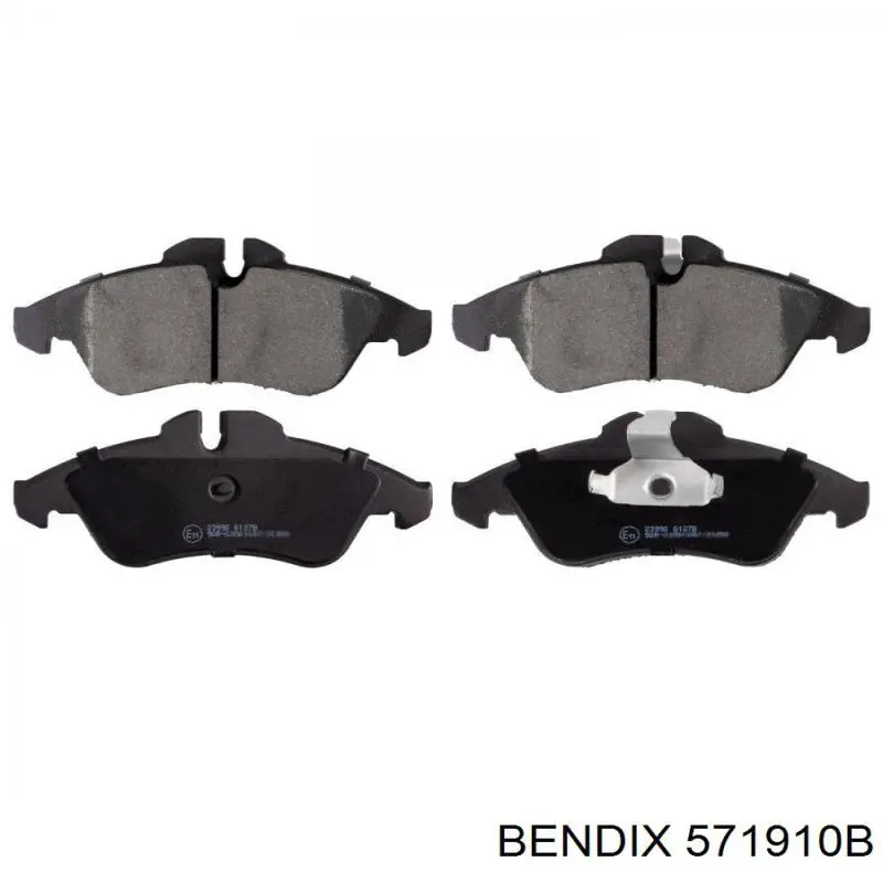 Задні гальмівні колодки 571910B Jurid/Bendix