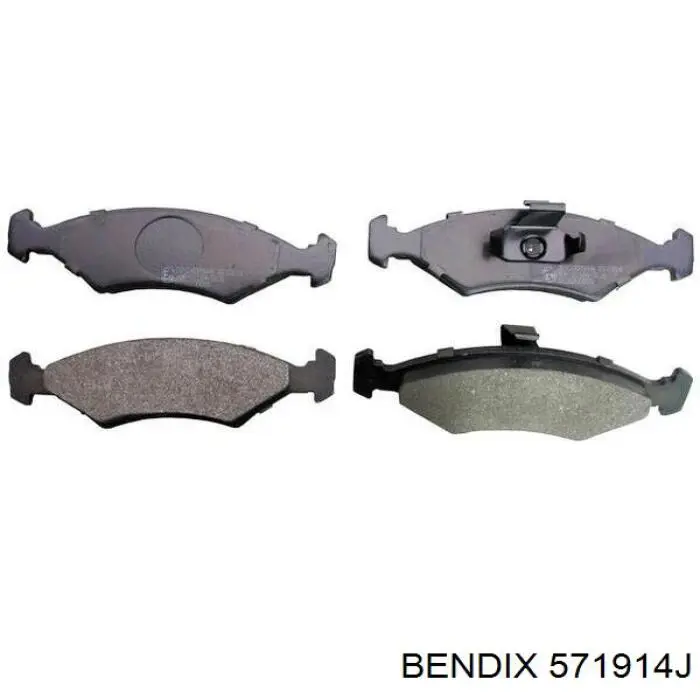 Гальмівні колодки Jurid/Bendix 571914J ціна, від 13.55 USD