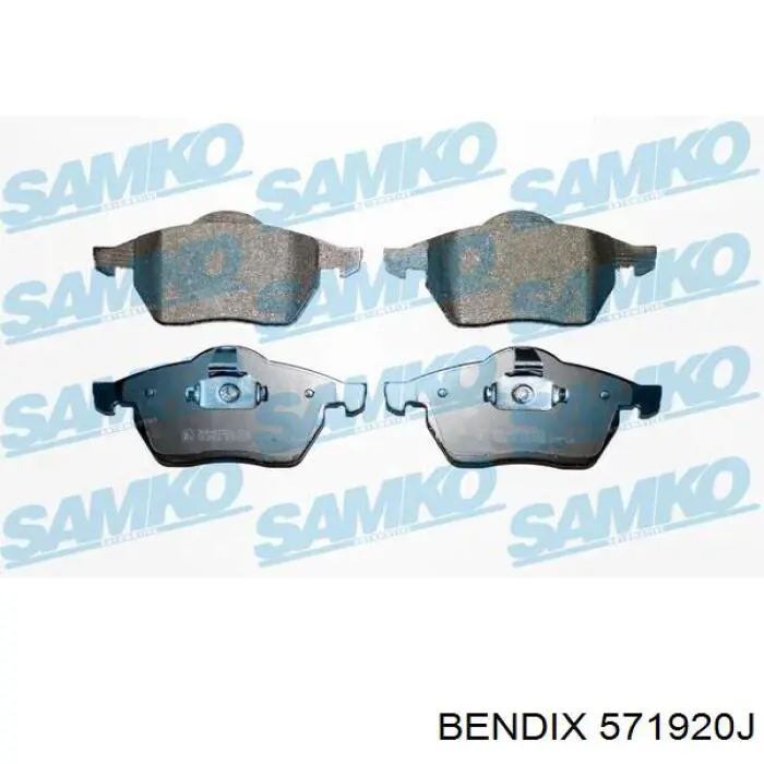 Гальмівні колодки Jurid/Bendix 571920J ціна, від 22.78 USD